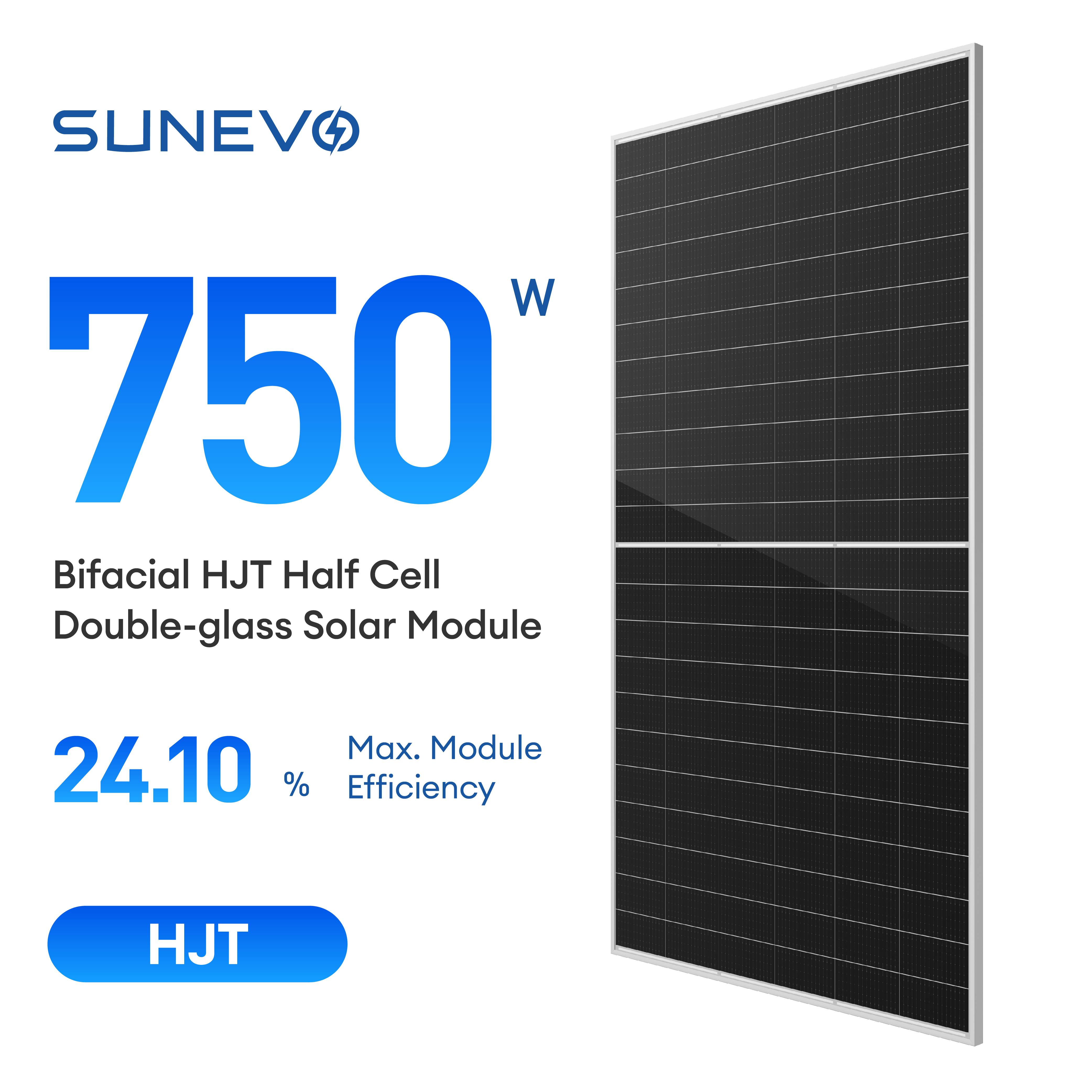 EVO6N 730W-750W N Type HJT Bifacial Double-glas...