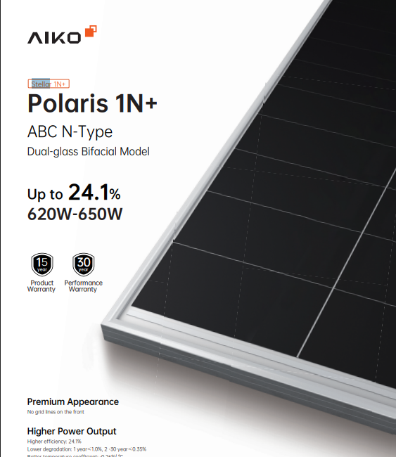 AIKO Polaris 1N+ AIKO-G620-650-MCH72Dw