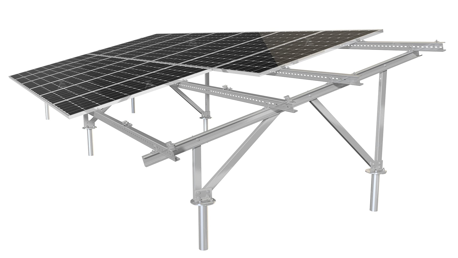 Hot Dip Galvanized Steel Solar Mounting System