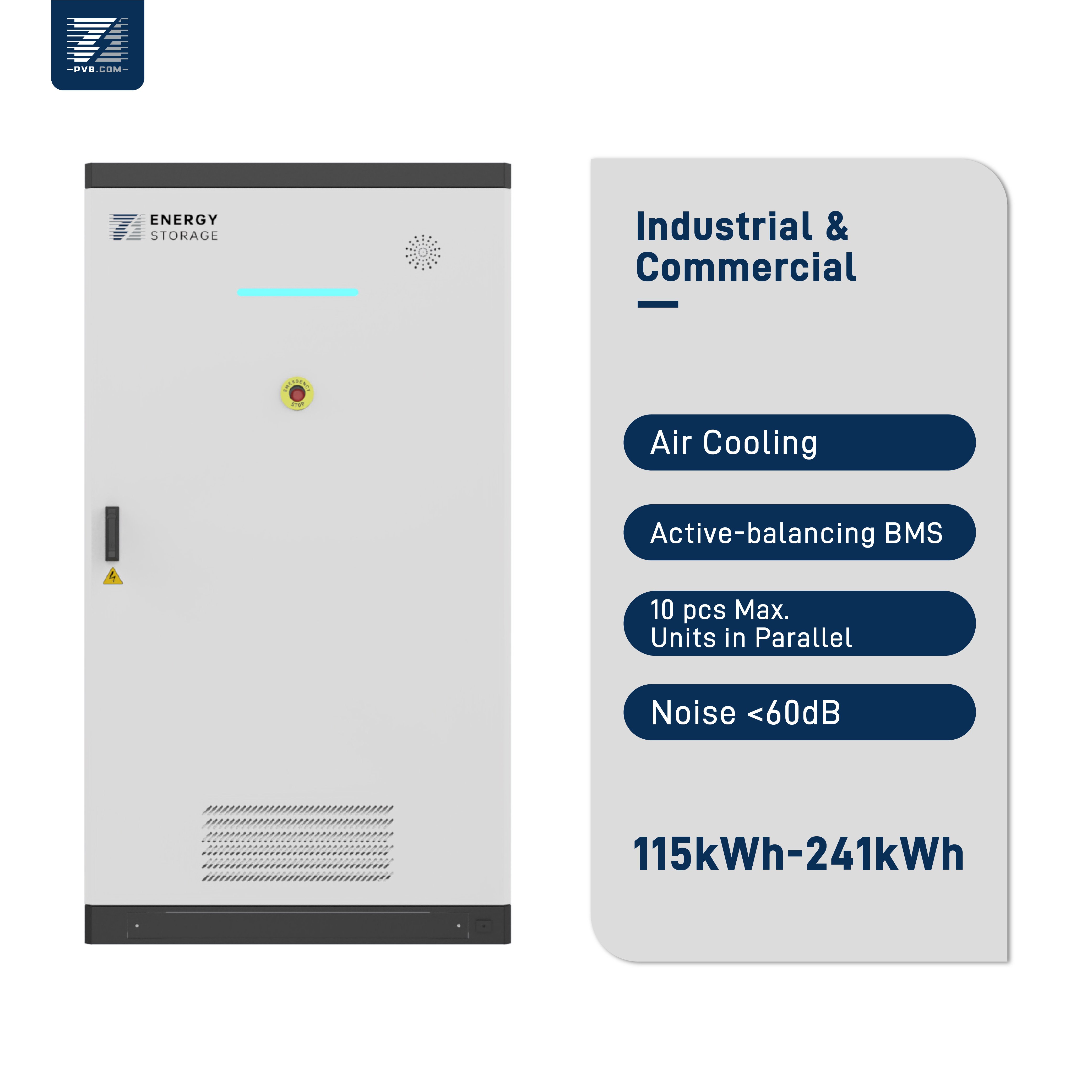 BENY 100kwh 115kwh 230kwh 241kwh Air Cooling Co...