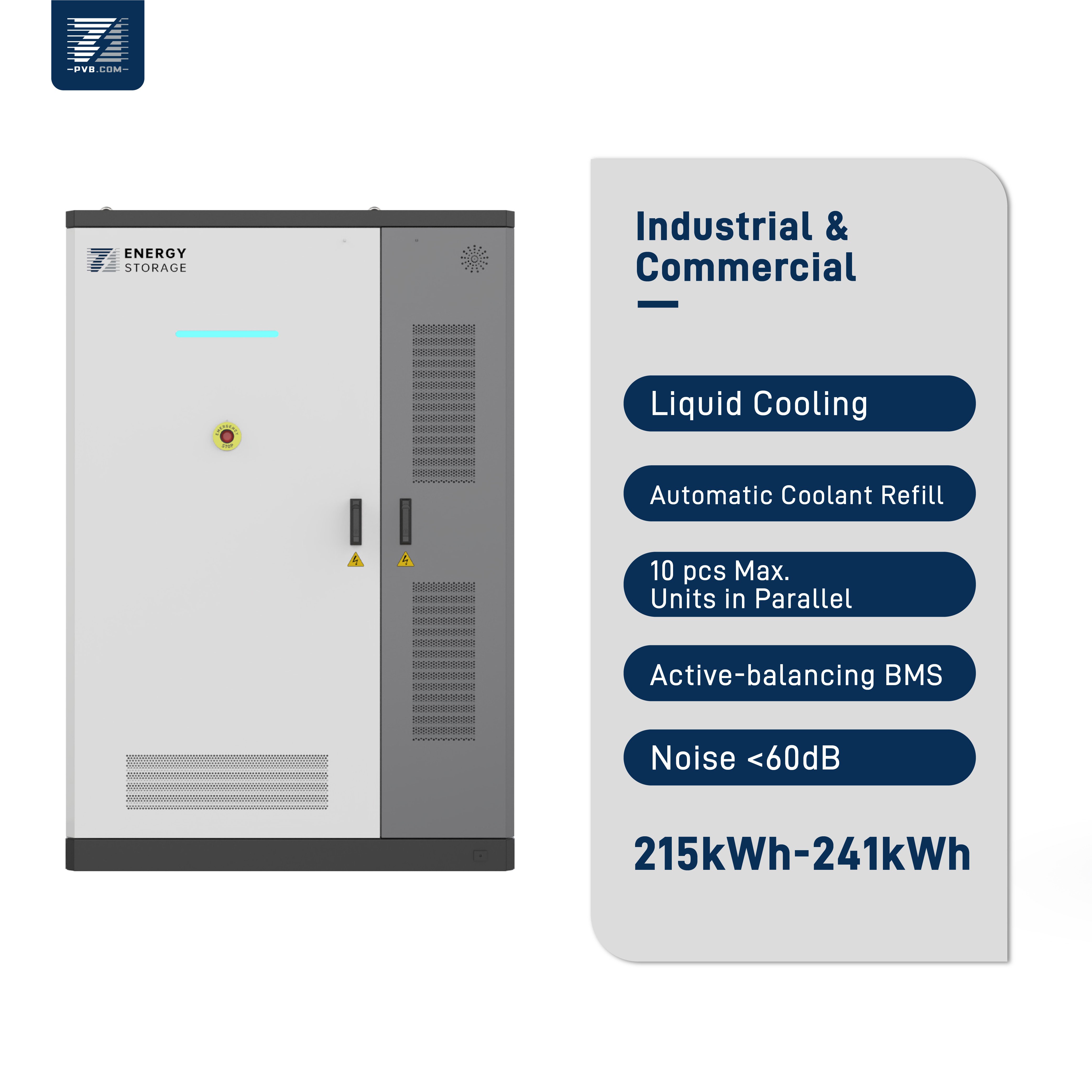 BENY 215kwh 241kwh 261kwh 422kwh Liquid Cooling...