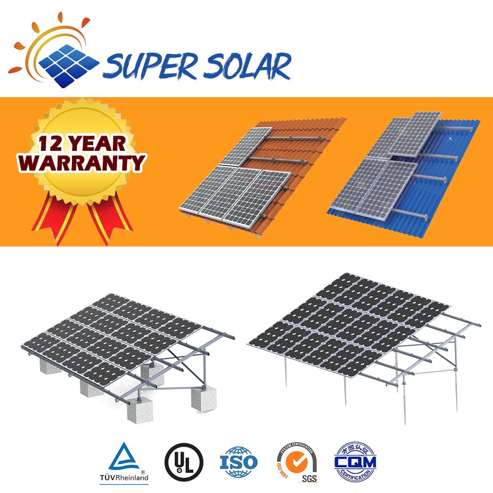 Roof-Ground Solar Mount