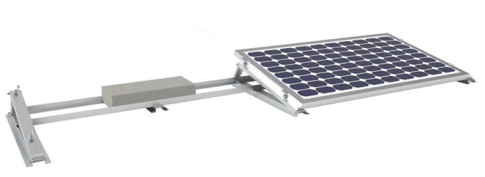 AS Triangle Solar Ballast Flat Roof