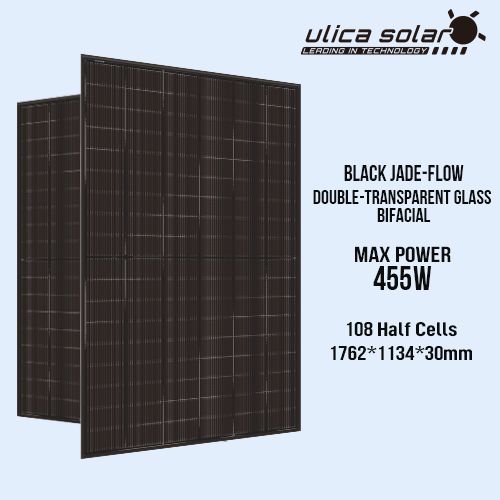 UL-445~460M-108BDGN N-Type TOPConBifacial Black...