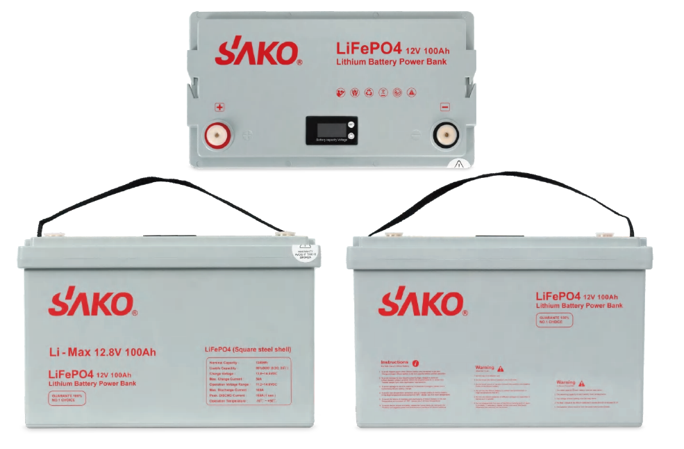 Li-Max 12.8V100/200/300Ah 25.6V100Ah