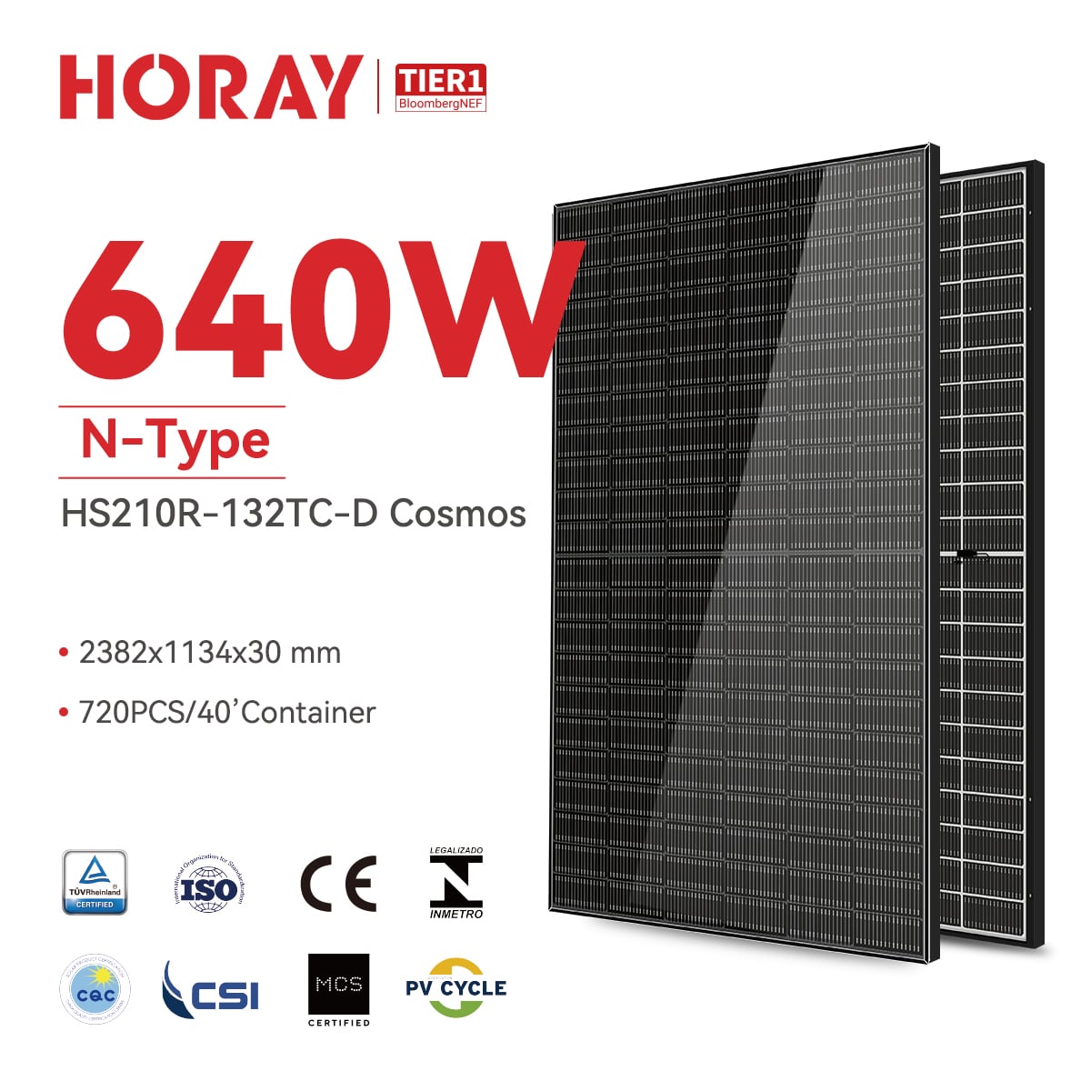 Cosmos HS210R-132TC-D 620-640-MHC-D